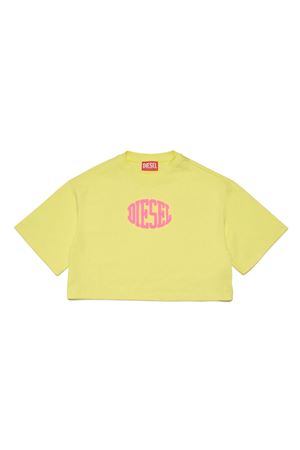 tshirt in cotone giallo DIESEL KIDS | J0170900YI9K235